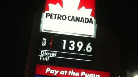 price of gas in toronto today